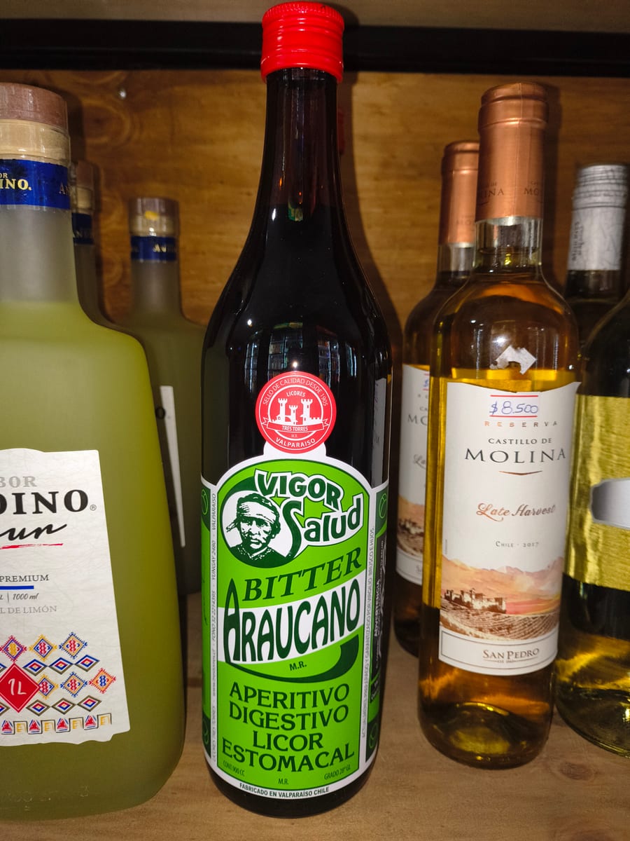 Bitter Araucano Vigor Salud 900 cc