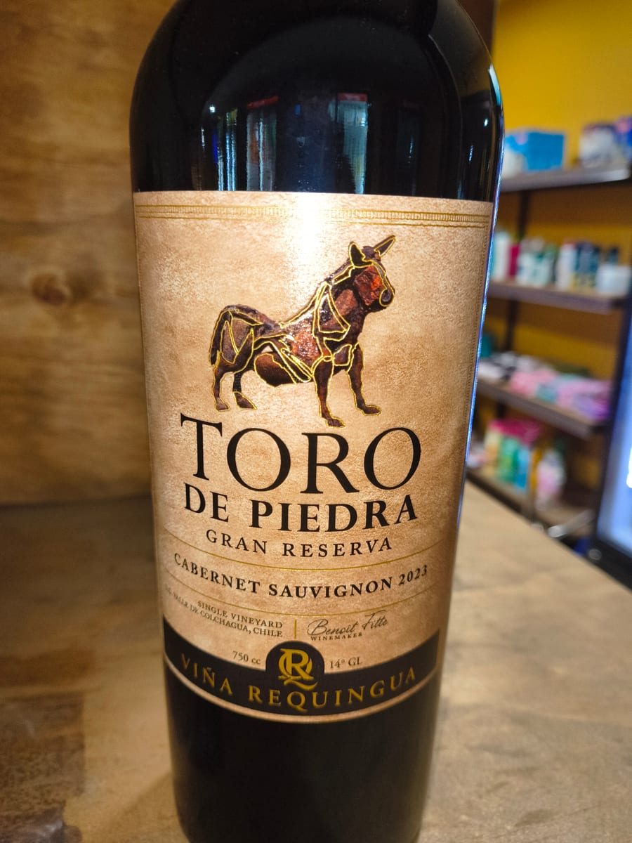 Toro de Piedra Gran Reserva Cabernet Sauvignon 750 cc